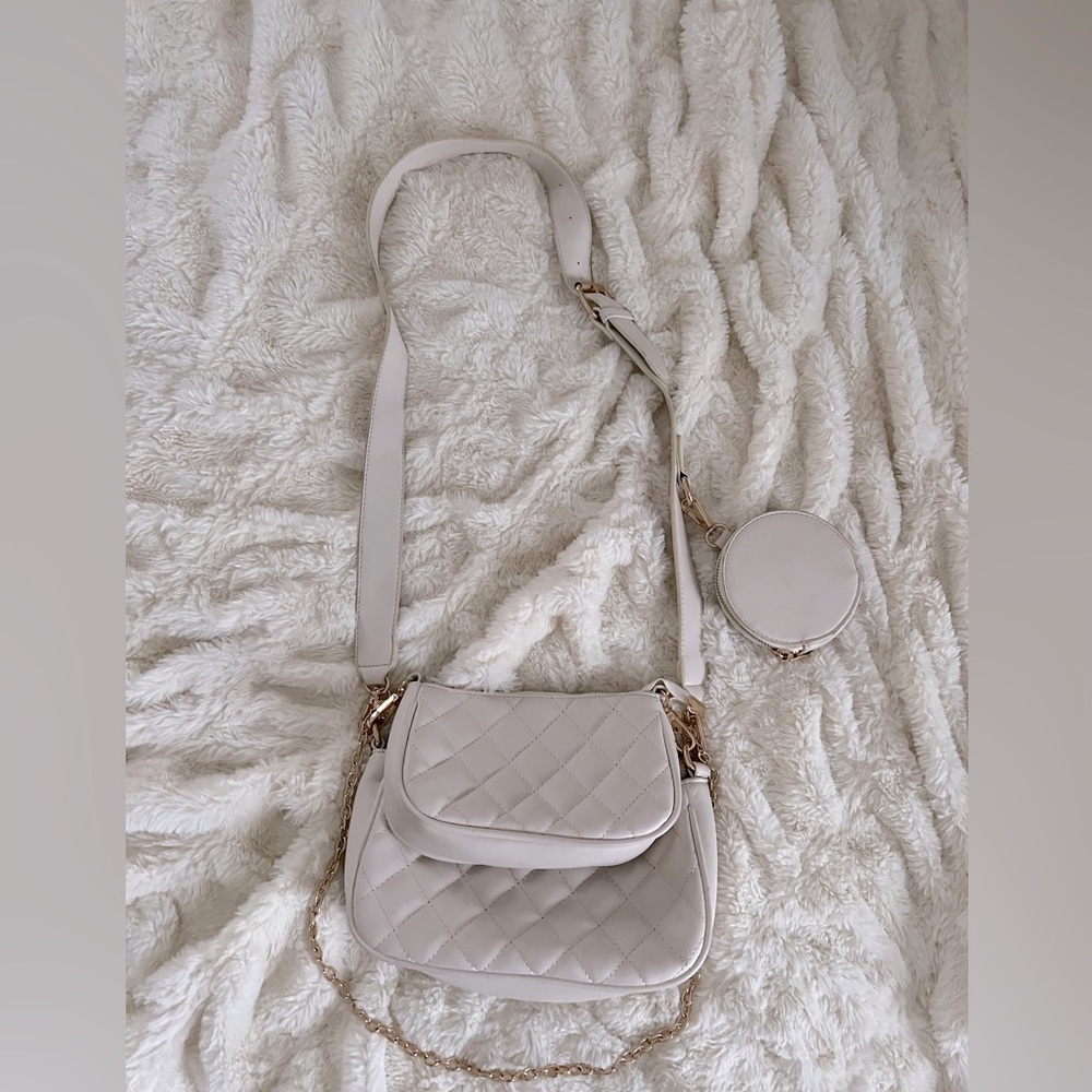 3-Piece Crossbody Bag with Coin Purse